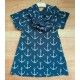 Jose Varon Summer Girl Dress Anchors Denim Colour