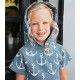 José Varón Verano Vestido niña Denim Anclas Felpa