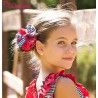 Debesos Summer Girl Pin Red and Whales