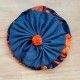 Debesos Summer Girl Pin Orange and Denim