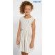 Mayoral Summer Girl Dress Camel Stripes