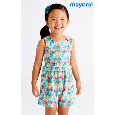Mayoral Summer Girl Romper Butterflies