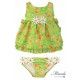 Miranda Verano Conjunto bebé niña Baño Naranjas