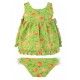Miranda Summer Baby Girl Swim Set Oranges