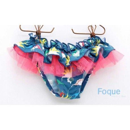 Foque Verano Culetín niña Baño Loros