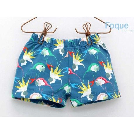 Foque Verano Bañador niña Boxer Loros