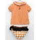 Foque Summer Girl Swim Set Apricot