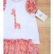 Blanca Valiente Summer Baby Girl Set Giraffes