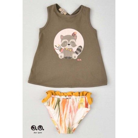 Jose Varon Summer Girl Swim Set Ethnic