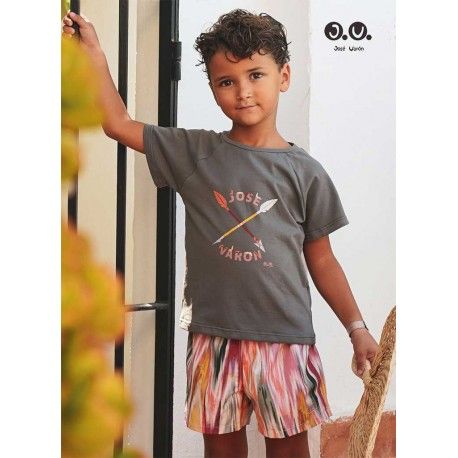 José Varón Verano Conjunto niño Baño Bermudas Étnico