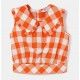 Mayoral Verano Blusa niña Cuadros Naranjas