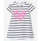 Mayoral Summer Girl White Dress/Romper Stripes