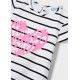 Mayoral Summer Girl White Dress/Romper Stripes