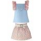 Miranda Verano Conjunto niña Topos Celeste