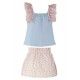 Miranda Summer Girl Set Blue Spots