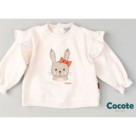Cocote Verano Sudadera bebé niña Conejita
