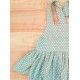 José Varón Summer Baby Girl Green Romper Aeroplanes