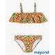 Mayoral Summer Girl Orange Printed Bikini Ruffle