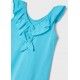 Mayoral Summer Girl Turquoise Dress with Flowers