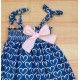 Debesos Verano Vestido niña Baño Marino Corazones