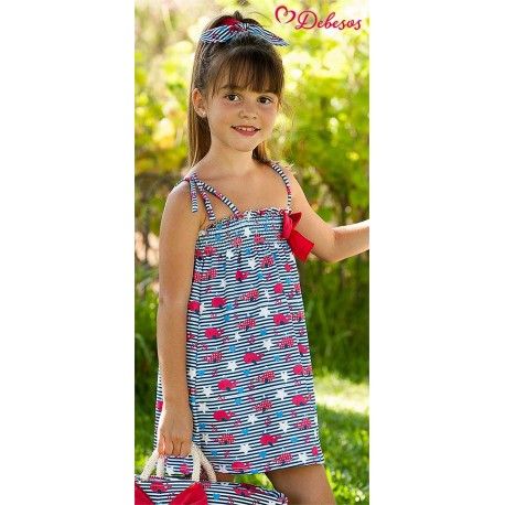 Debesos Summer Girl Swim Dress Whales