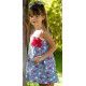 Debesos Verano Vestido niña Baño Ballenas