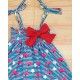 Debesos Verano Vestido niña Baño Ballenas