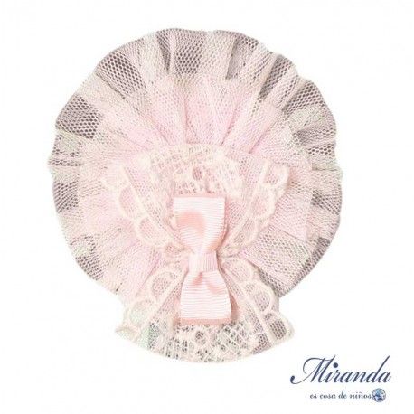 Miranda Verano Pinza Tul Rosa