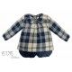 Eve Children Winter Baby Boy Set Navy and Yellow Squares