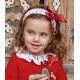 Juliana Winter Headband Mushrooms with Tie