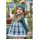 Juliana Winter Baby Girl Green Dress Squares