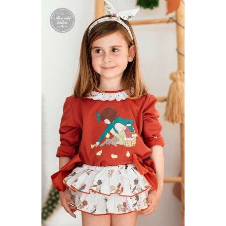 Mon Petit Bonbon Winter Girl Set Chicks Knickers