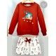 Mon Petit Bonbon Winter Girl Set Chicks Skirt