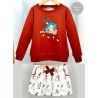 Mon Petit Bonbon Invierno Conjunto niña Pollitos Falda