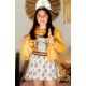 Mon Petit Bonbon Winter Girl Set Penguin Skirt