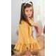Mon Petit Bonbon Invierno Vestido bebé niña Felpa Pingüino