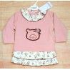 Coco Acqua Invierno Conjunto bebé niña Osito Rosa