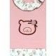 Coco Acqua Invierno Conjunto bebé niña Osito Rosa