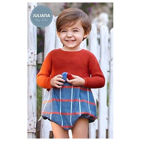 Juliana Winter Baby Brown Romper Squares