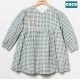 Coco Acqua Invierno Vestido niña Cuadritos Verdes
