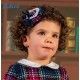 Babiné Winter Girl Pin White and Squares