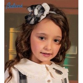 Babiné Invierno Diadema niña Cuadros Ovejita