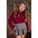 Babine Winter Girl Wine and Gray Set