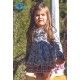 DBB Collection Winter Baby Gir Gray Printed Dress Squares