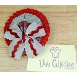 DBB Collection Invierno Pinza niña Gris Estampada