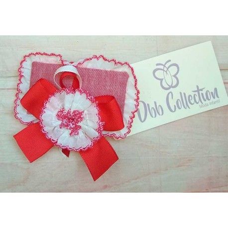 DBB Collection Invierno Pinza niña Roja y Blanca