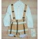 DBB Collection Winter Baby Boy Ocher and White Set