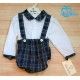 DBB Collection Winter Baby Boy Navy and Pink Set