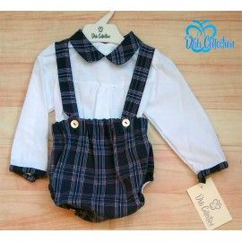 DBB Collection Invierno Conjunto bebé niño Marino y Rosa
