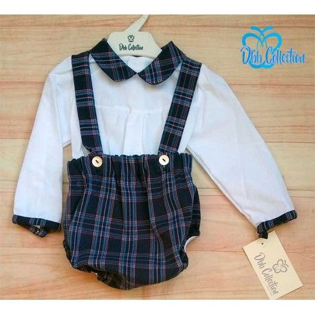 DBB Collection Invierno Conjunto bebé niño Marino y Rosa
